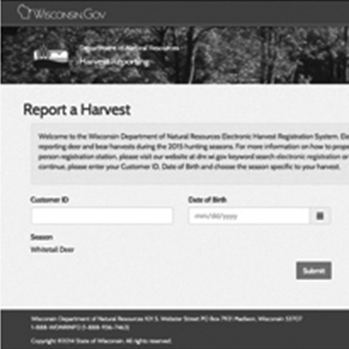 Harvest Registration