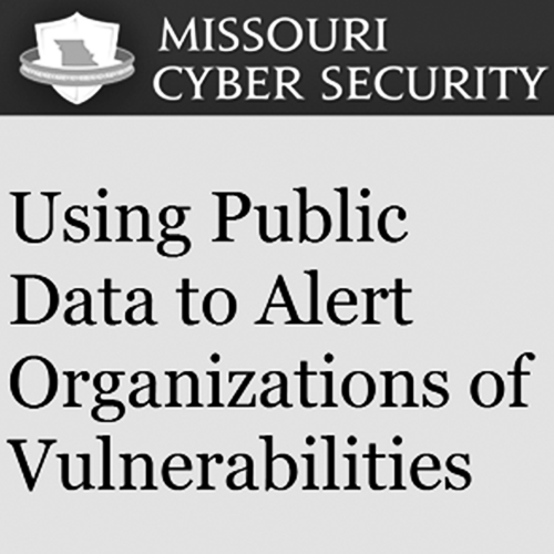 Using Public Data to Alert Organizations of Vulnerabilities