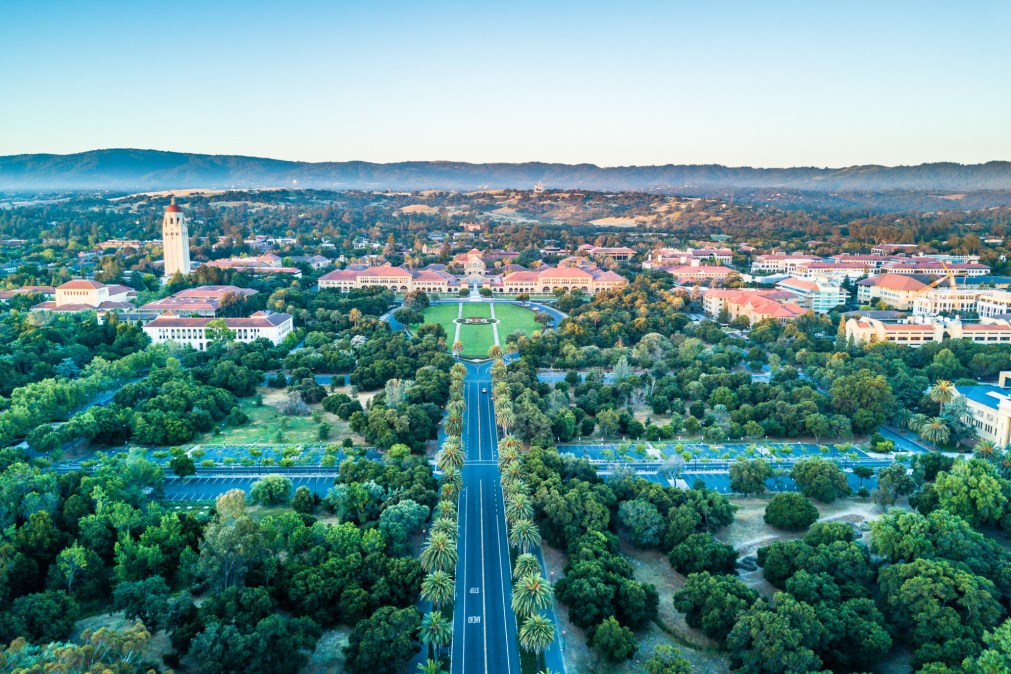 Stanford University campus in Palo Alto, California