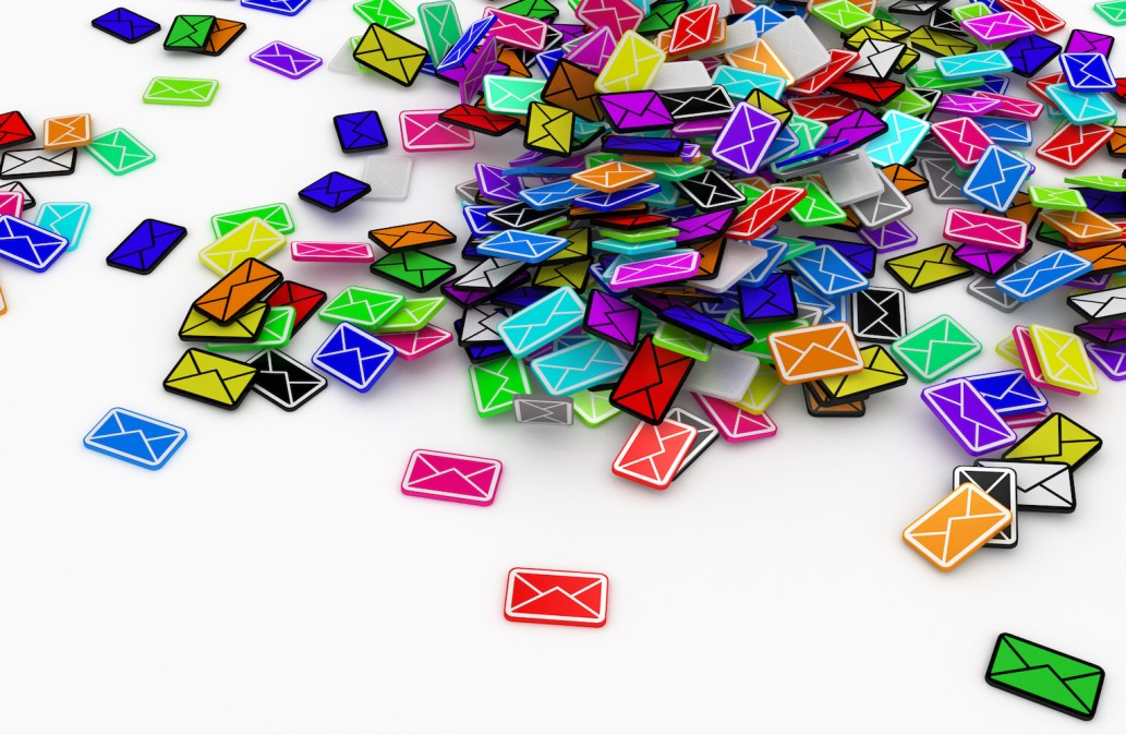 Color Email Pile