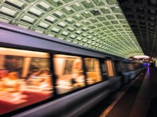 DC Metro train speeds by