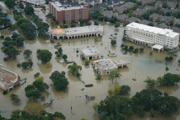 Flooding in Houston following Hurricane Harvey