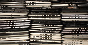 devices stacked