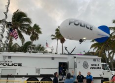 Miami Beach Police Department blimp