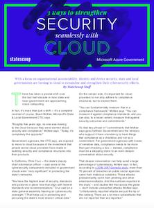 StateScoop report on security with cloud