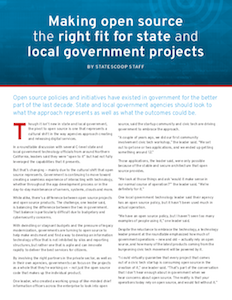StateScoop report on open source projects in local government