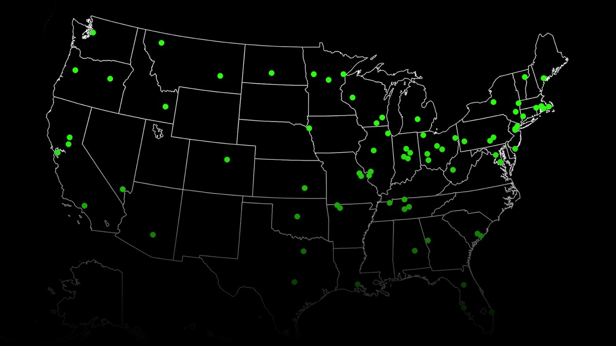 StateScoop Ransomware Attacks Map
