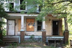 abandoned house in Flint, Michigan