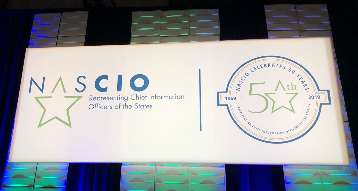 NASCIO 2019 banner, Nashville