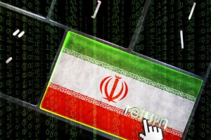 Iran flag as key on keyboard