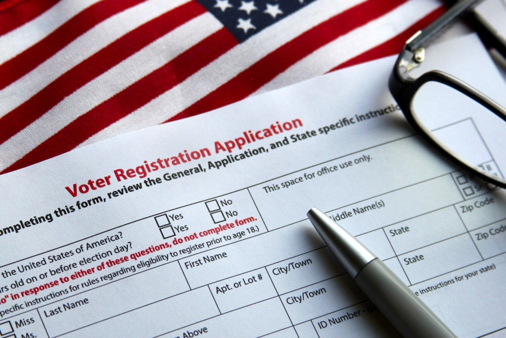 voter registration sheet