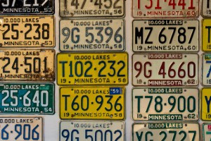 Minnesota license plates