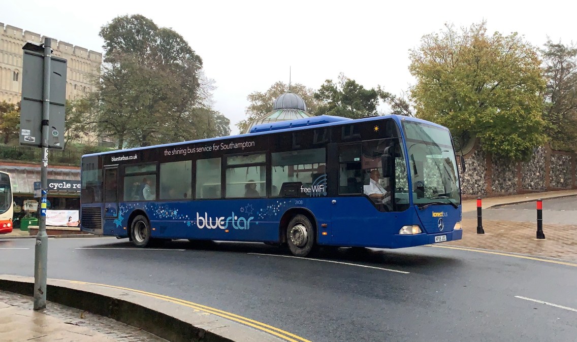 bluestar bus in southampton