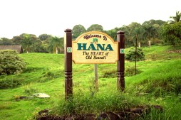 Hana Hawaii sign