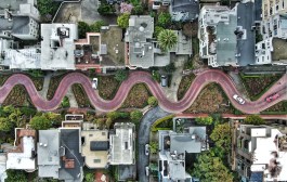 Lombard Street From Above