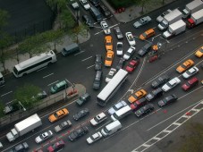 traffic jam in Queens