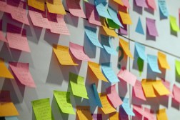 colorful post-it notes