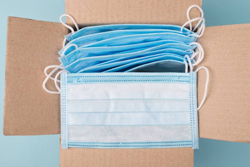 box of surgical masks