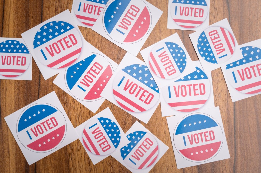 'I Voted' stickers