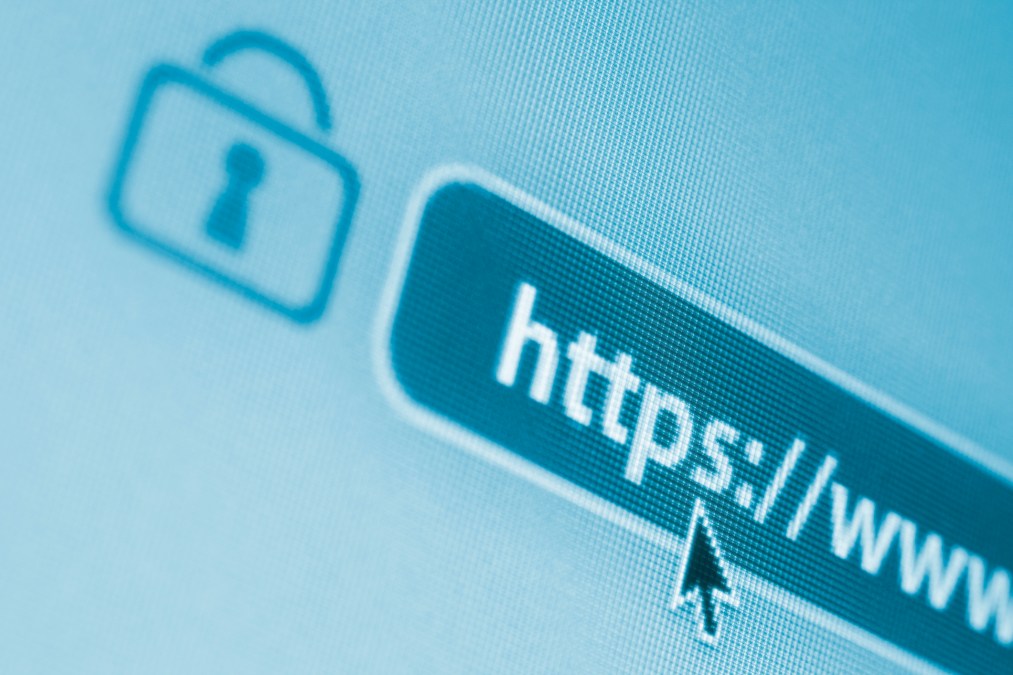 https shown in browser's address bar