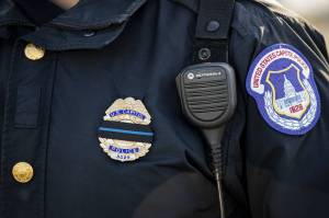 police officer uniform and badge