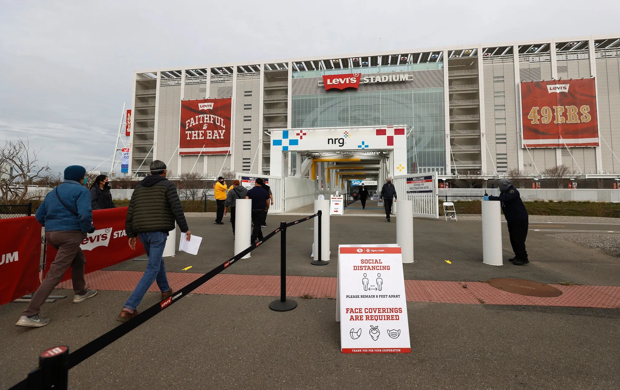 San Francisco 49ers and County of Santa Clara Health System Partner to  Create Largest Vaccination Site in California - Levi's® Stadium