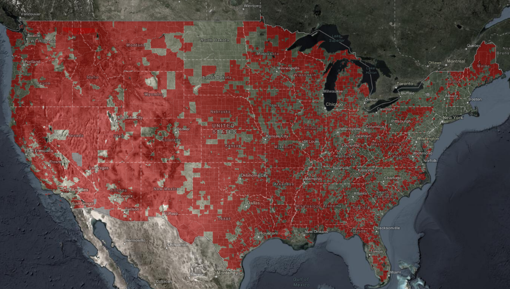 New NTIA broadband map highlights digital divide  StateScoop