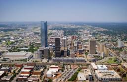 Oklahoma City aerial view