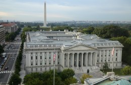 The U.S. Treasury Building