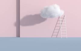 cloud with a ladder