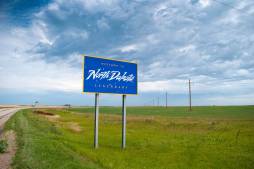 North Dakota sign