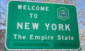 New York state sign