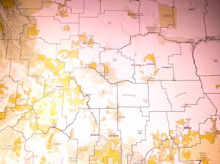 broadband map in Montana