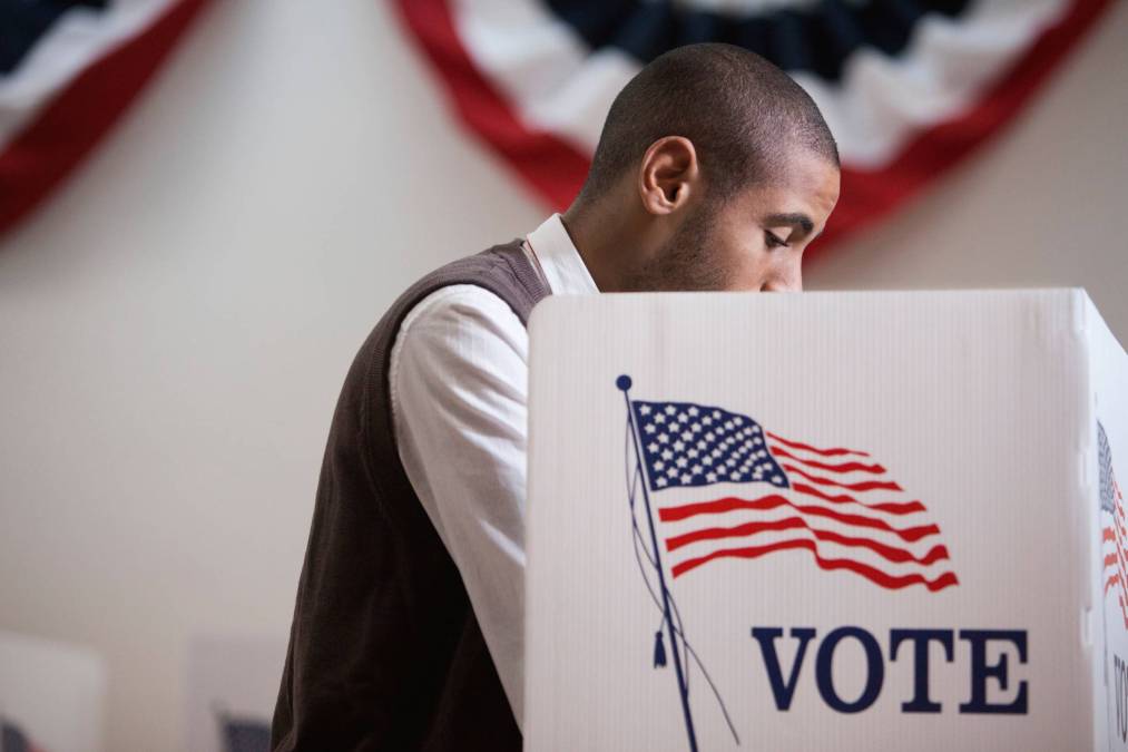 guy voting