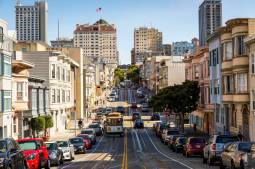 street view of San Francisco, where officials are improving digital services