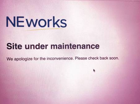 NEworks website outage