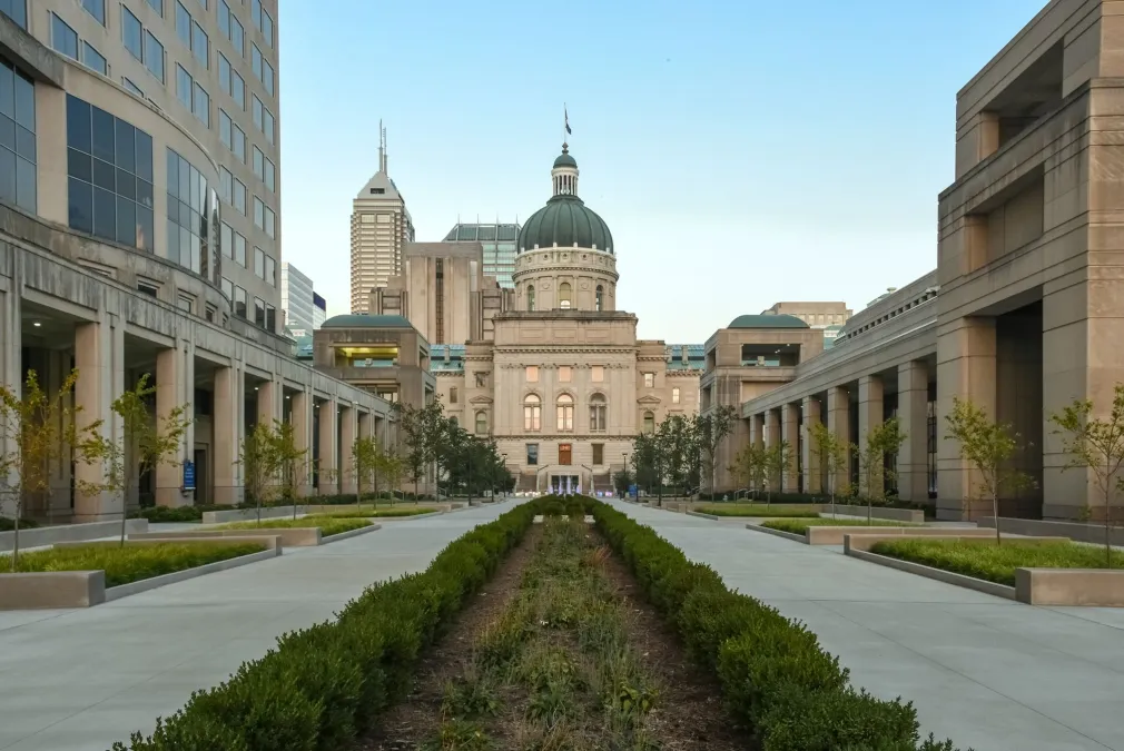 Indiana state capitol building