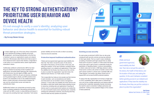 The Key to Strong Authentication? Prioritizing User Behavior and Device Health