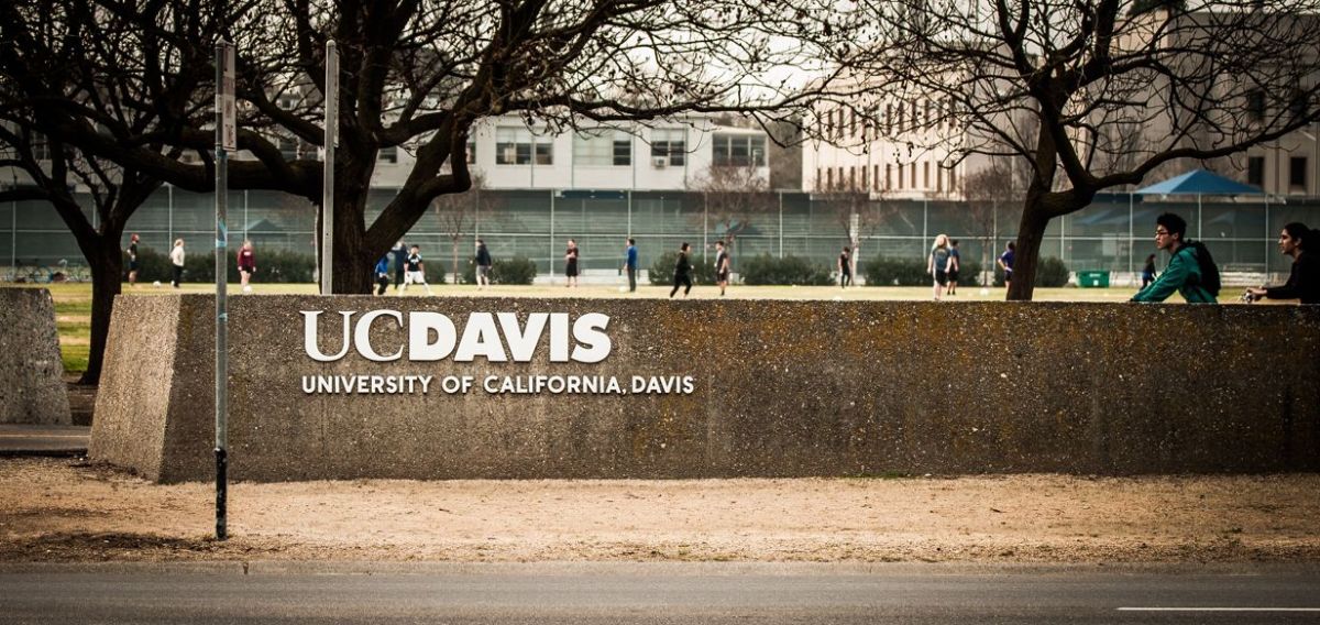 UC Davis sign