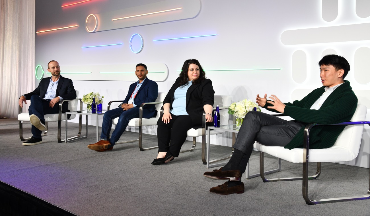 Jessica Gateff, Oklahoma deputy director of data services, (second from right) sits on a panel during Scoop News Group's Google Public Sector Forum in Washington D.C. on Oct. 17, 2023. (Jerry Frishman / Scoop News Group)