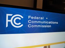 FCC logo on a screen