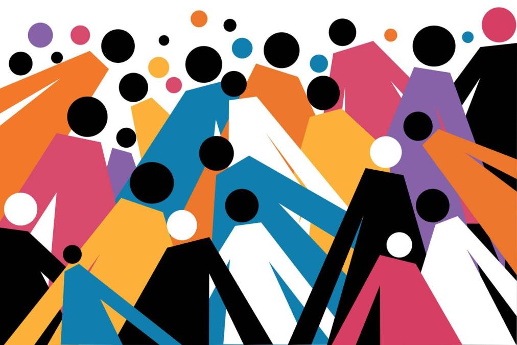 abstract people illustration