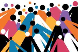 abstract people illustration