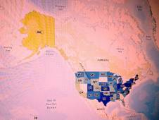 US map of NSGIC GMA 2023 report visualization