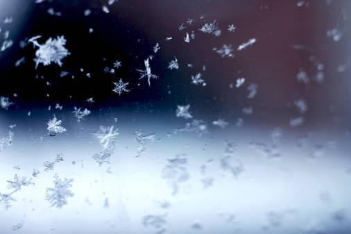 falling snowflakes