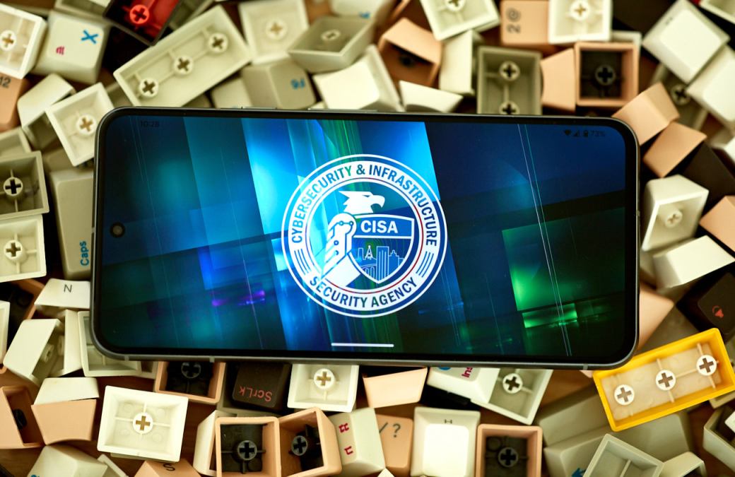 CISA logo on phone