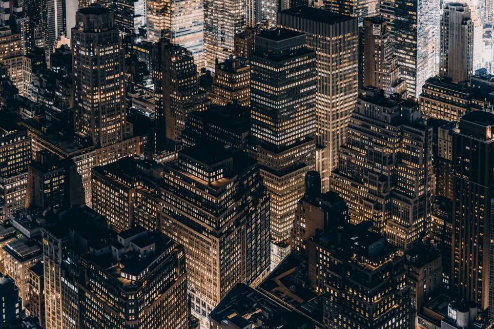 Manhattan at night