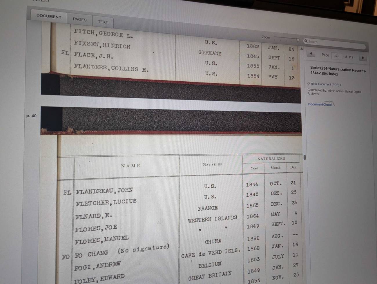 Hawaii digitizes 64 volumes of state records, publishes online with free public search tool