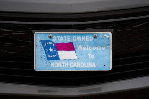 North Carolina special license plate