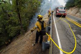 San Bernadino, California, firefighters